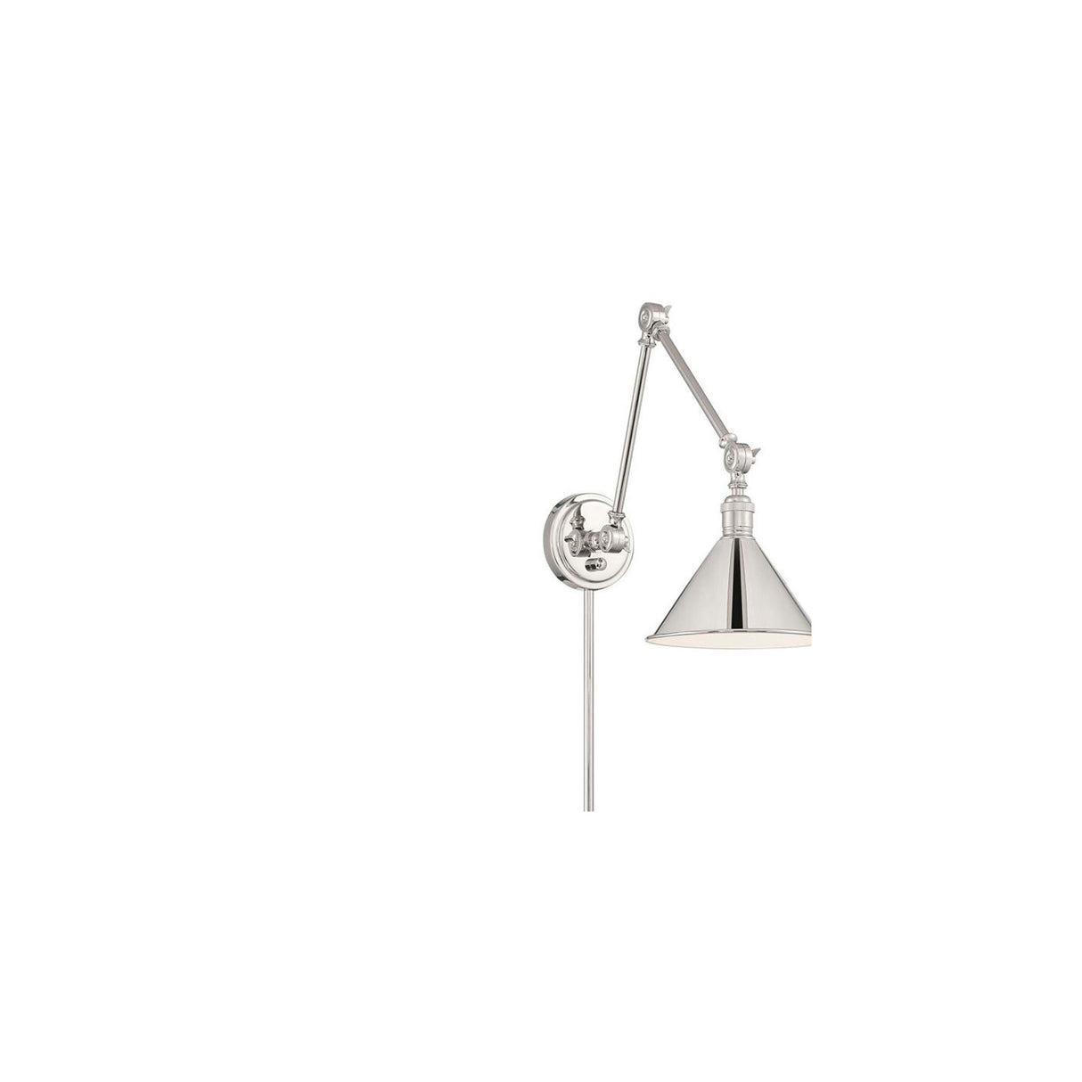 LAMPARA BRAZO OSCILANTE DELANCEY NIQUEL