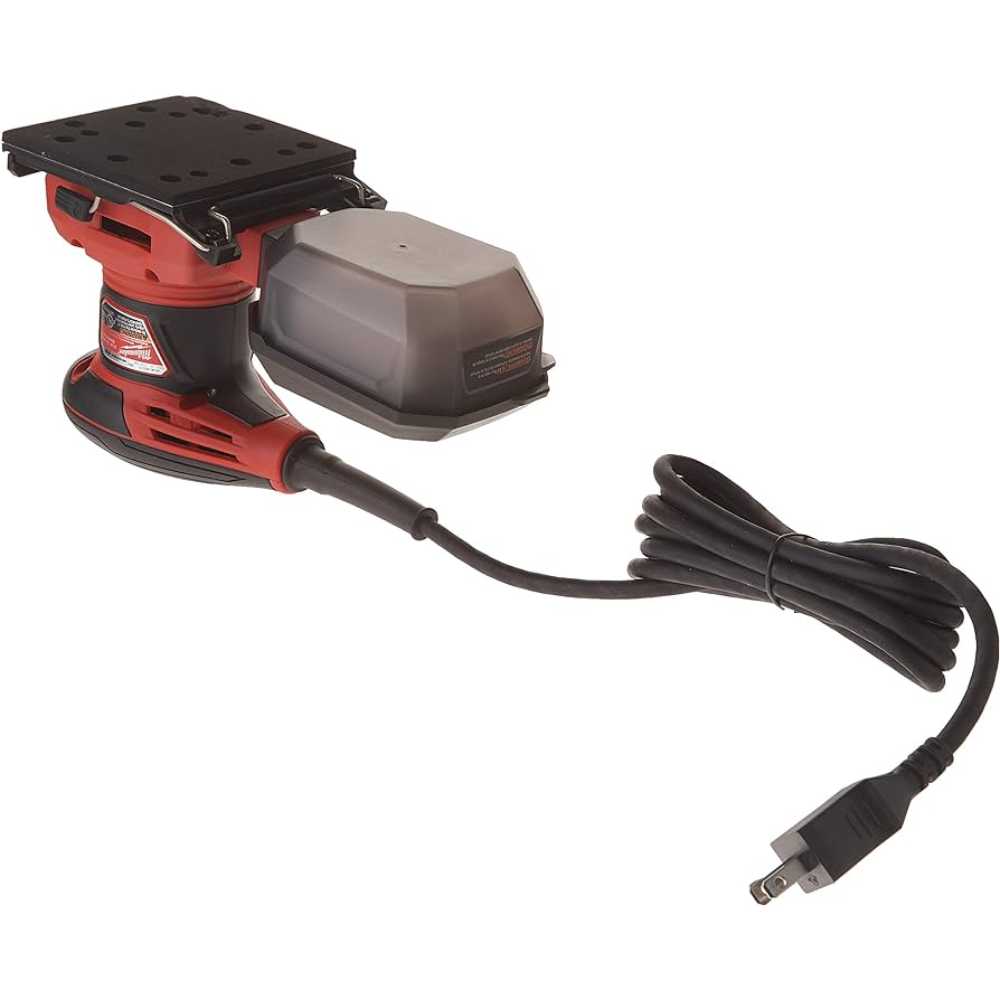 LIJADORA DE PALMA DE LAMINAS 1/4" 14000OPM INCLUYE 1 HOJA ALMOHADILLA PERFORADA CARTUCHO PARA POLVO 1 LIJA GRANO 150 1 LIJA GRANO 100 MILWAUKEE *** OFRECER LO914 ***