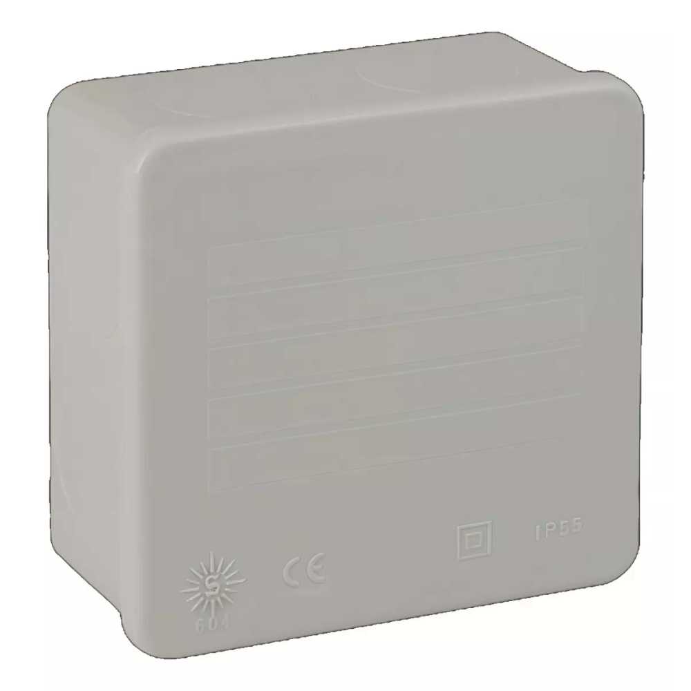 CAJA ESTANCA IP55 90X90X40 C/LADOS DOBLADOS Y TAPA A PRESION *** OFRECER WDL0808P ***