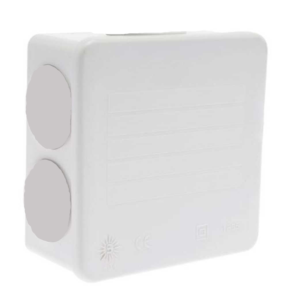 CAJA ESTANCA IP55 90X90X40 C/LADOS DOBLADOS Y TAPA A PRESION *** OFRECER WDL0808P ***