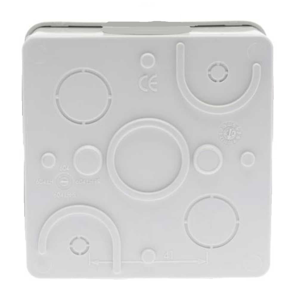 CAJA ESTANCA IP55 90X90X40 C/LADOS DOBLADOS Y TAPA A PRESION *** OFRECER WDL0808P ***