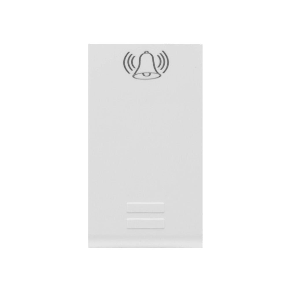 INTERRUPTOR MOMENTANEO C/SIMBOLO DE TIMBRE 16A/250V. GRIS MODULOS LEVITON X06-PULSA-TIG