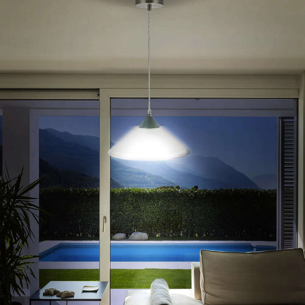 LAMPARA COLGANTE DE CRISTAL 1.50 M DE ALTURA POTENCIA MAX. 60 W 1 BASE E27 NO INCLUYE FOCO 60CTL0006MVOP *** HAE ***