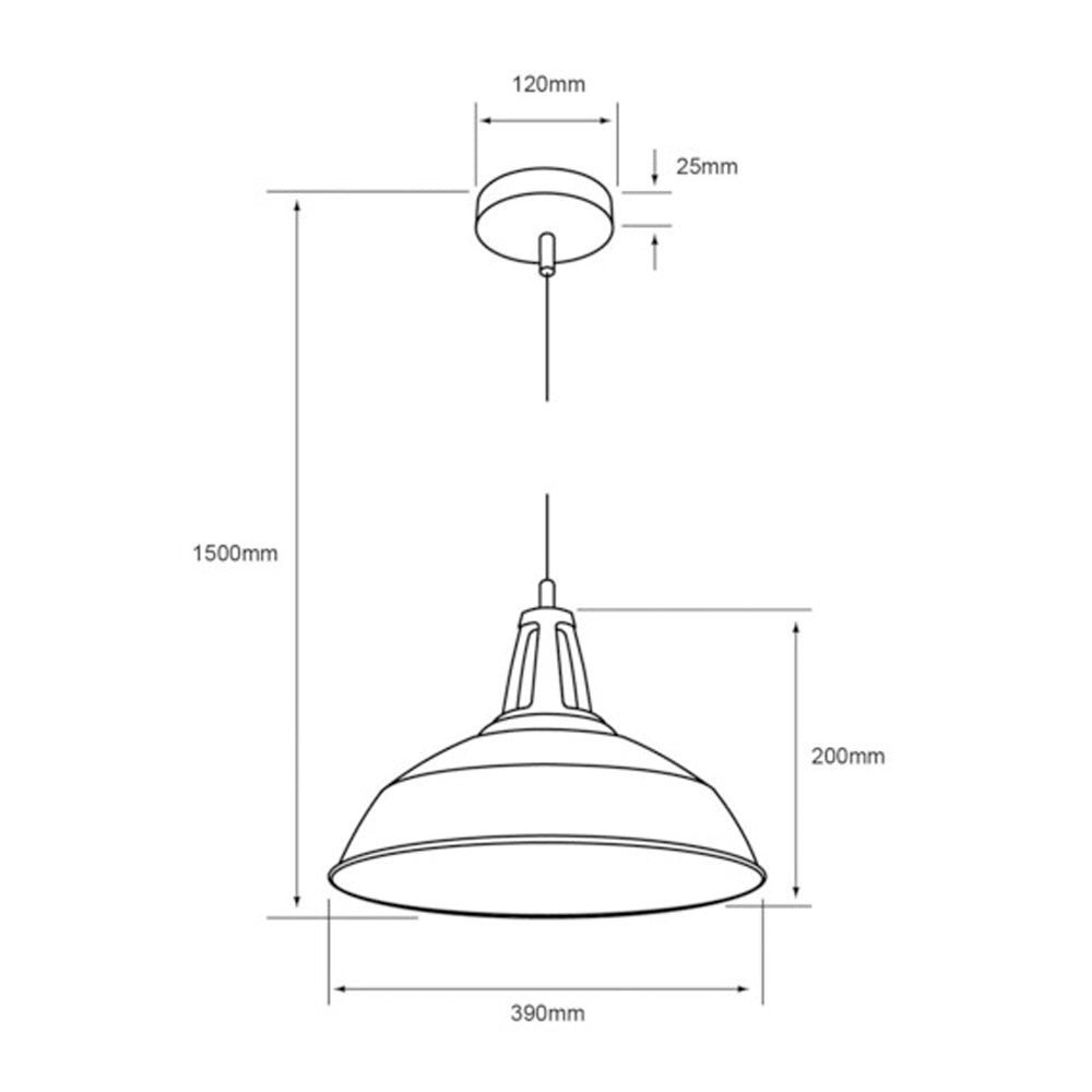 LÁMPARA DE INTERIOR PARA SUSPENDER AGORA TECNOLITE BASE E27