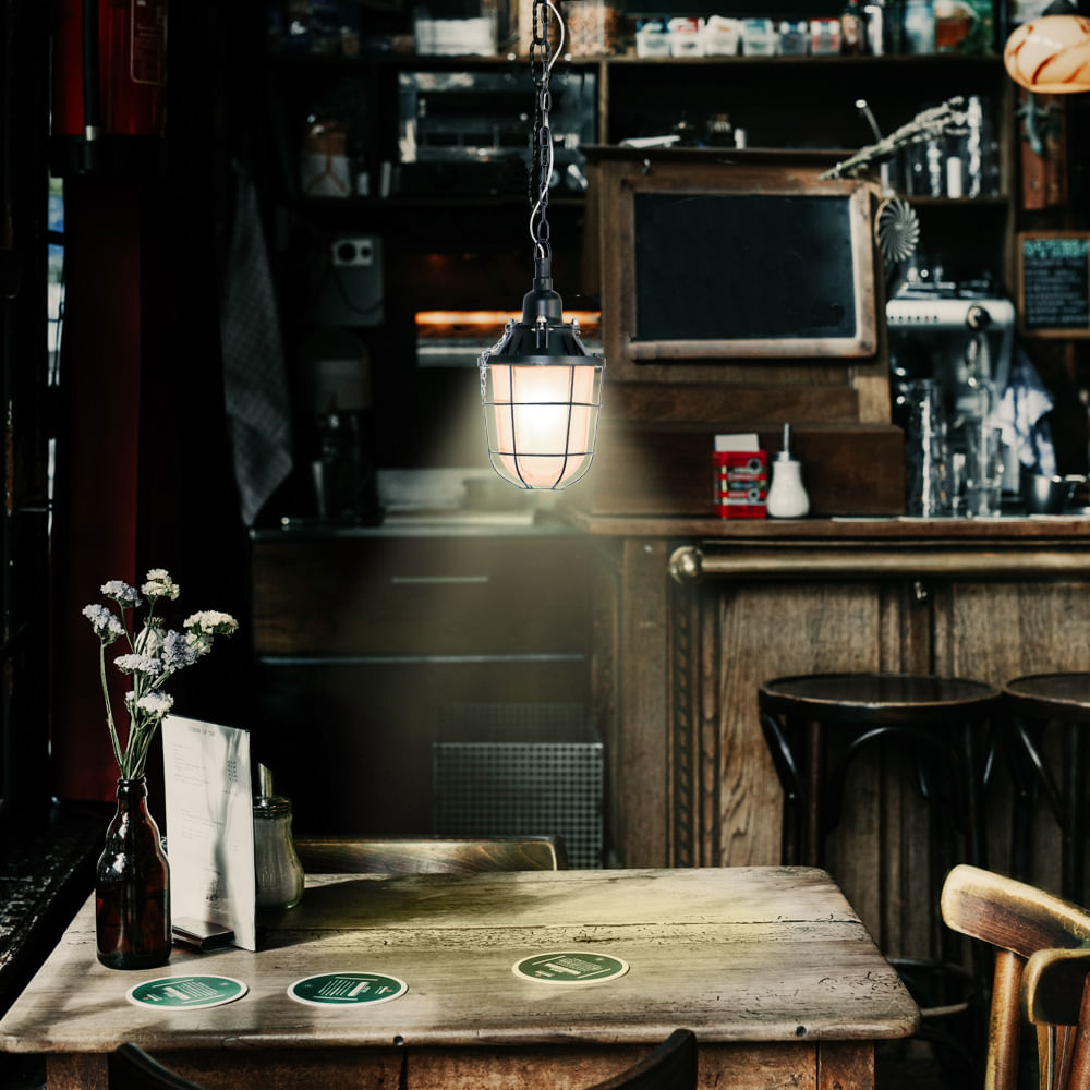 COLGANTE METÁLICO TECNOLITE POLARIS 1.33M DE ALTURA 60W BASE E27 NO INCLUYE FOCO ***TECNOLITE HAE***