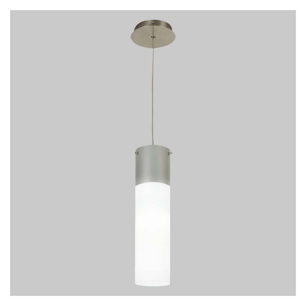 LUMINARIO INT. COLGANTE/SUSPENDIDO 8.5W/127V. PC SATINADO/OPALINO E27 SIN FOCO LIMENA  *** HAE ***