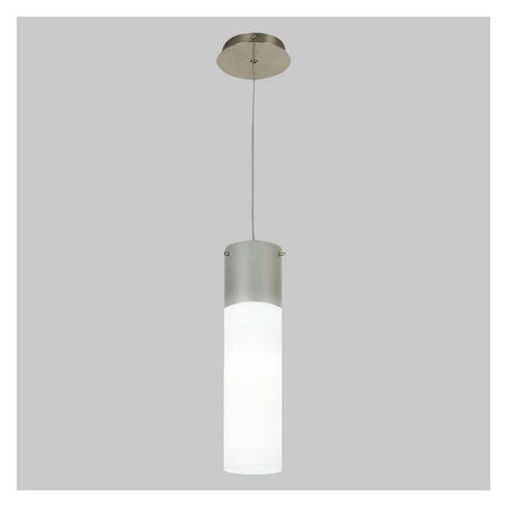 LUMINARIO INT. COLGANTE/SUSPENDIDO 8.5W/127V. PC SATINADO/OPALINO E27 SIN FOCO LIMENA  *** HAE ***