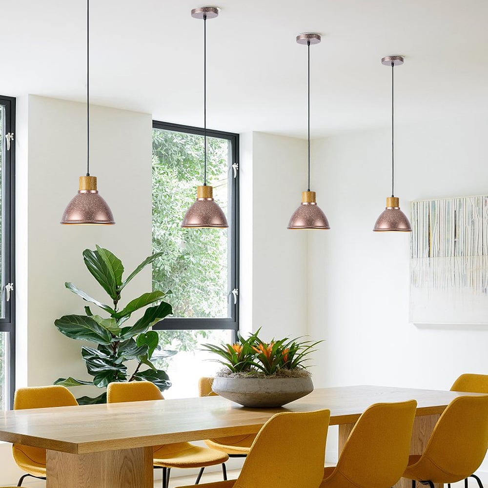 LUMINARIO INT SUSP S/L 100-240V E27 ROSA