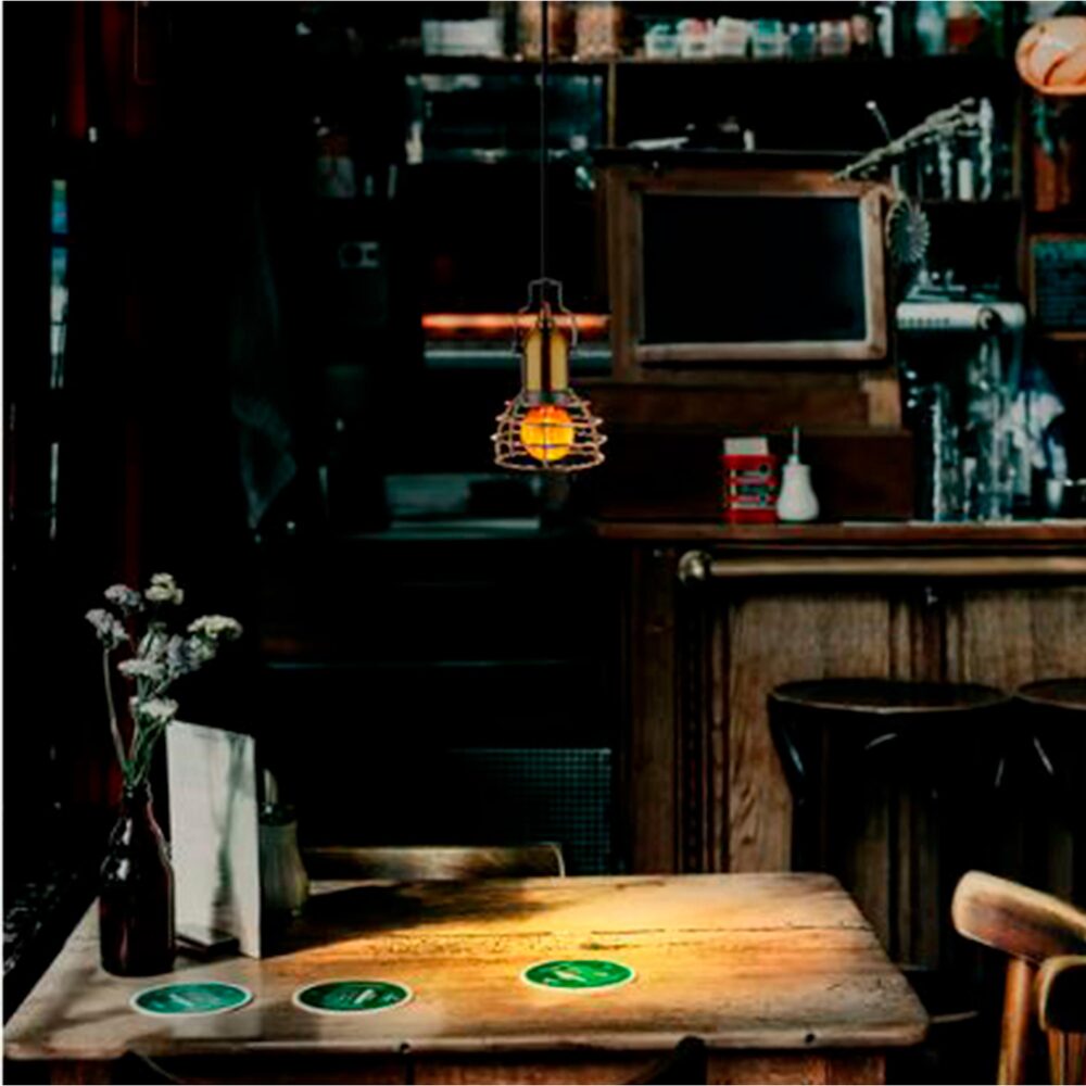 LUMINARIO INT. COLG. 8.5W/100-240V. ALUM. ACERO BRONCE ANTIGUO NEGRO KOEIA I