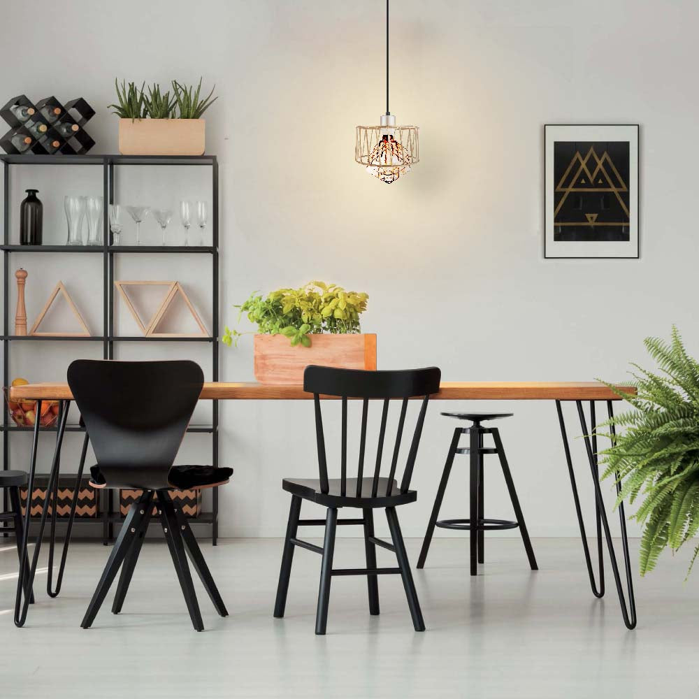 INTERIOR DEC SUSPENDIDOS 100-240V E27 KOEIA II DORADO TECNOLITE *** HAE ***