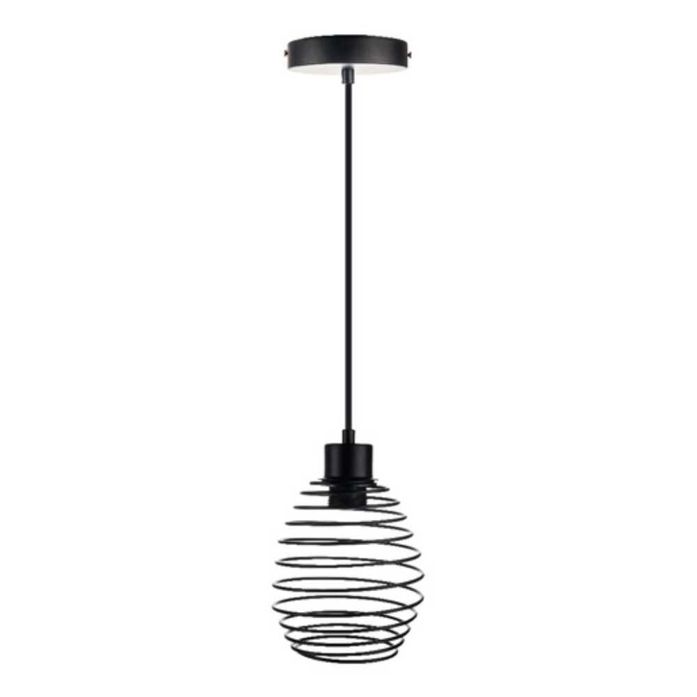 LUMINARIO INT. COLG. 8.5W/100-240V. ACERO NEGRO KITAL III