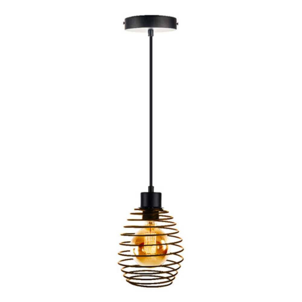 LUMINARIO INT. COLG. 8.5W/100-240V. ACERO NEGRO KITAL III