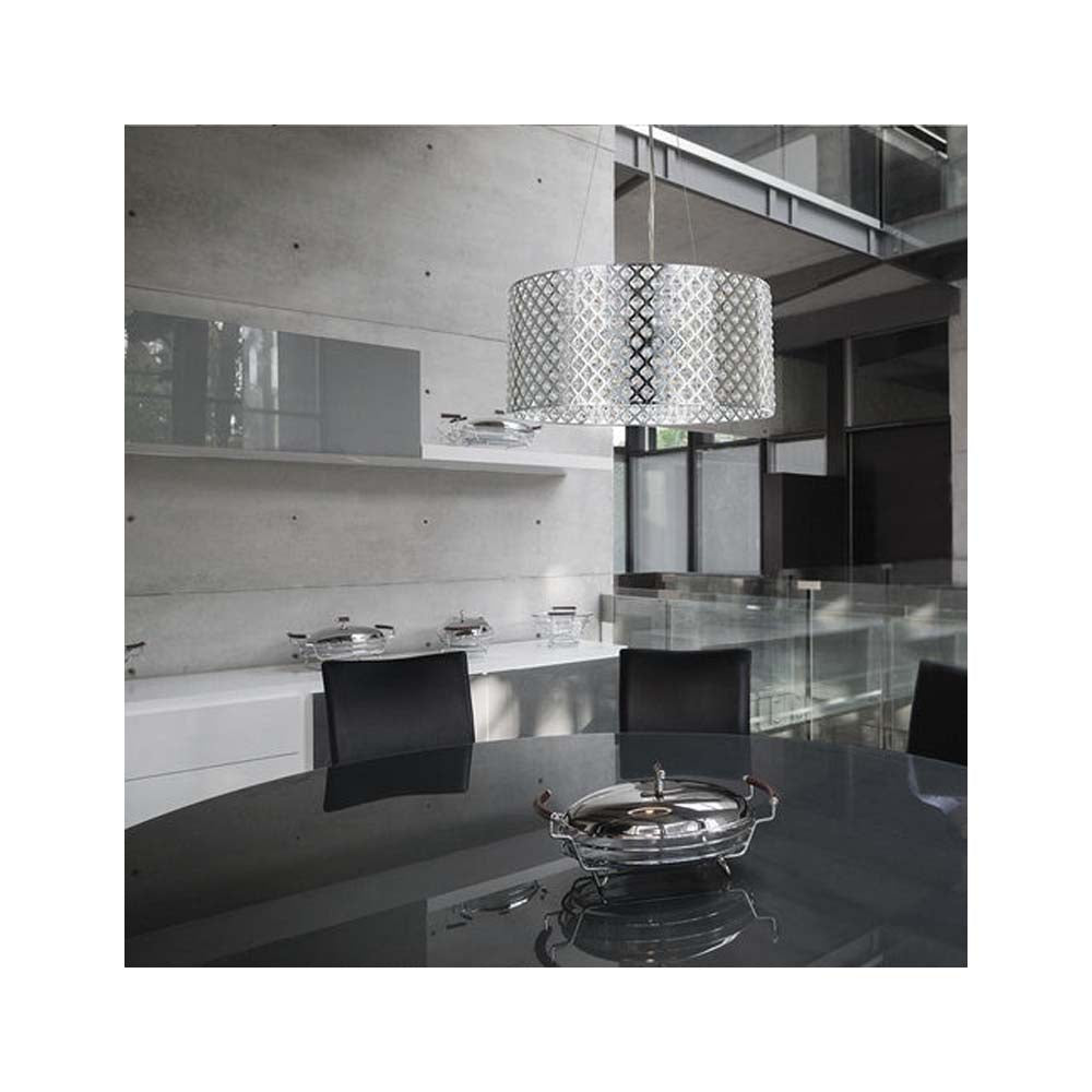 COLGANTE DE CRISTAL MINCHIR TECNOLITE 1.70 METROS DE ALTURA POTENCIA MÁXIMA 60W 3 BASES E27 NO INCLUYE FOCOS ***TECNOLITE HAE***