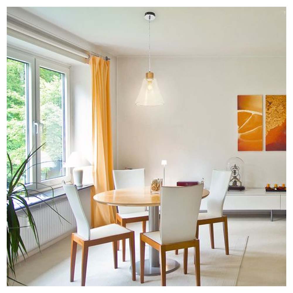 COLGANTE DE CRISTAL LAOS TECNOLITE 1.49 METROS DE ALTURA POTENCIA MÁXIMA 60W BASE E27 NO INCLUYE FOCO  *** HAE ***