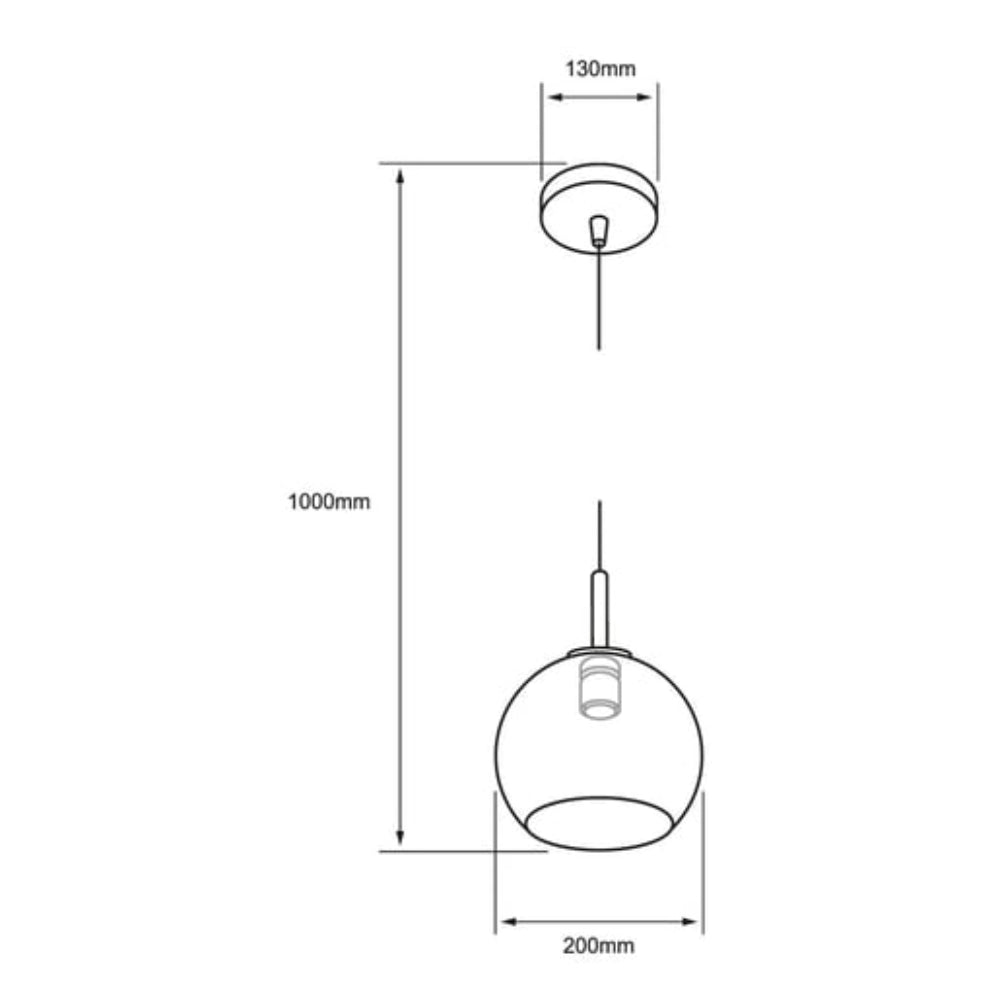 LUM S/L INT SUS 100-240V IP20 DORADO CORDELIA I TECNOLITE ***TECNOLITE HAE***