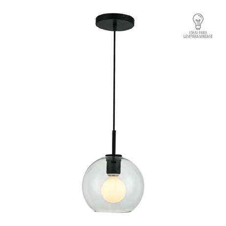 LUM S/L INT SUS 100-240V IP20 NEGRO CORDELIA I ***TECNOLITE HAE***