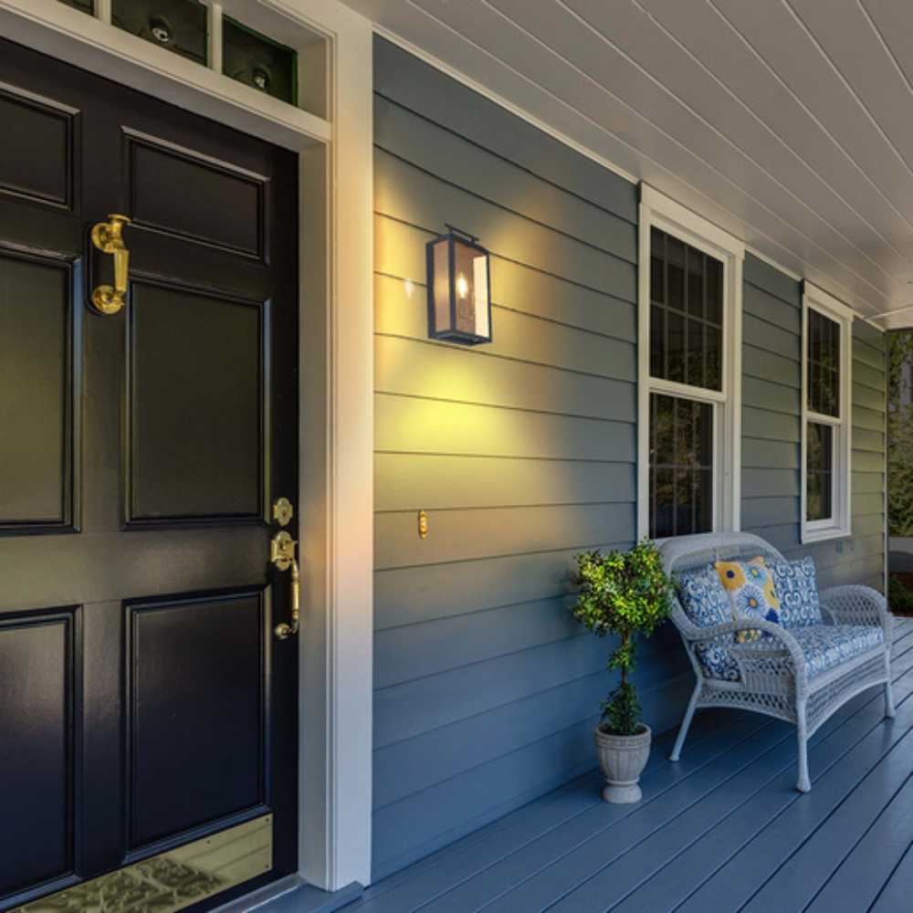 LUM EXT S/LAMPARA SP MURO 127V NEGRO DONATI ***TECNOLITE HAE***