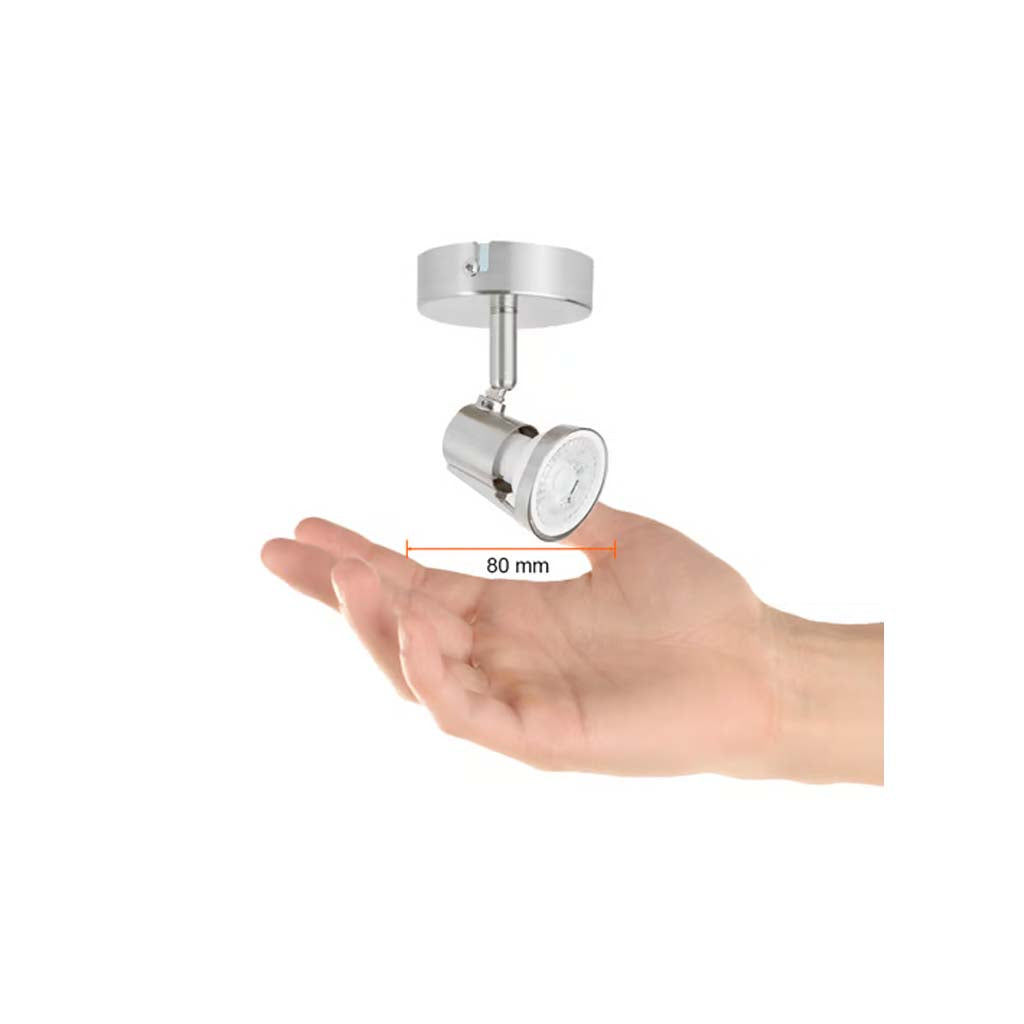 LAMPARA SPOT DE TECHO SOBREPONER EN INTERIORES BASE GU10 NO INCLUYE FOCO