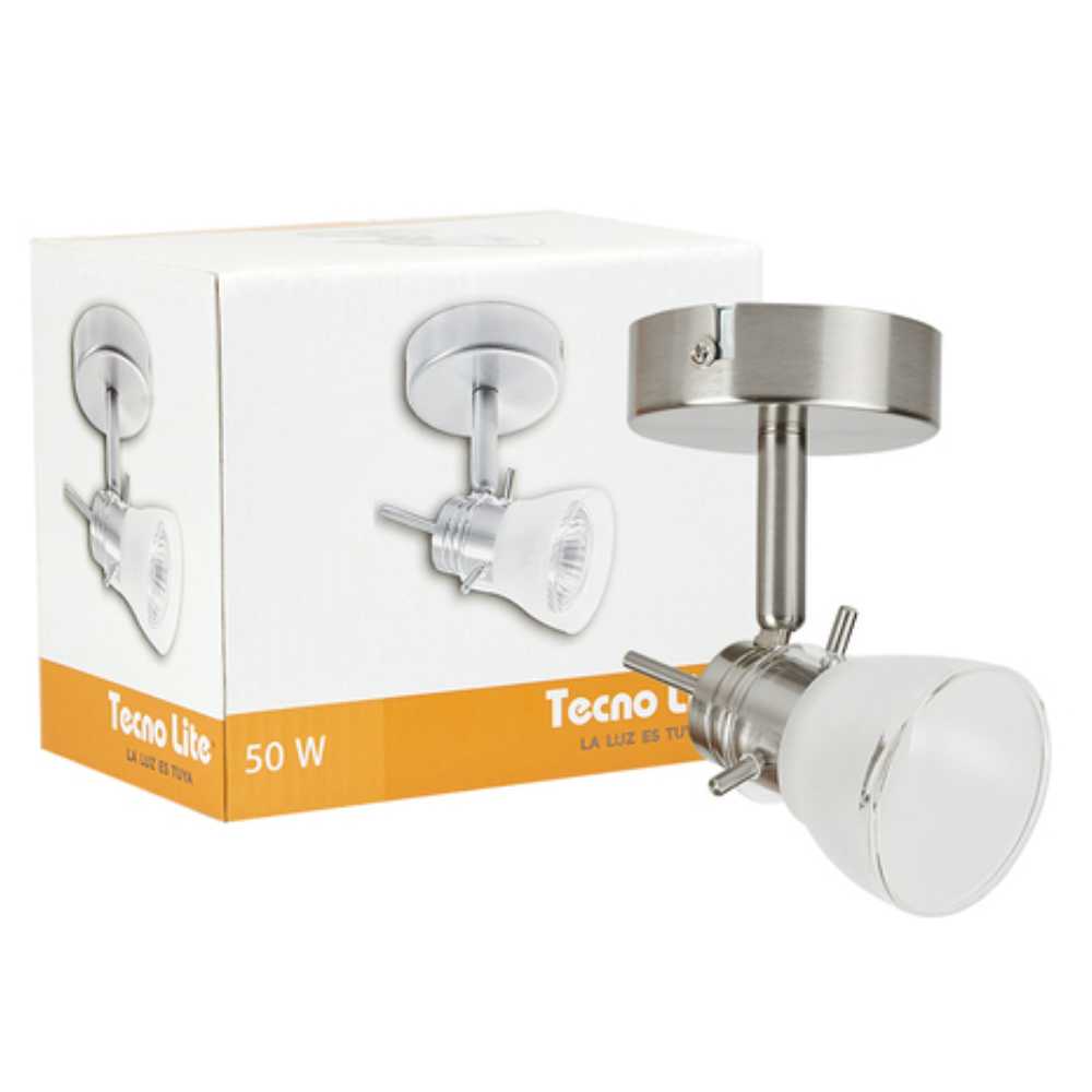 LAMPARA SPOT DE SOBREPONER DIRIGIBLE POTENCIA MAX. 50 W 1 BASE GU10 NO INCLUYE FOCO 60LVC901MVS
