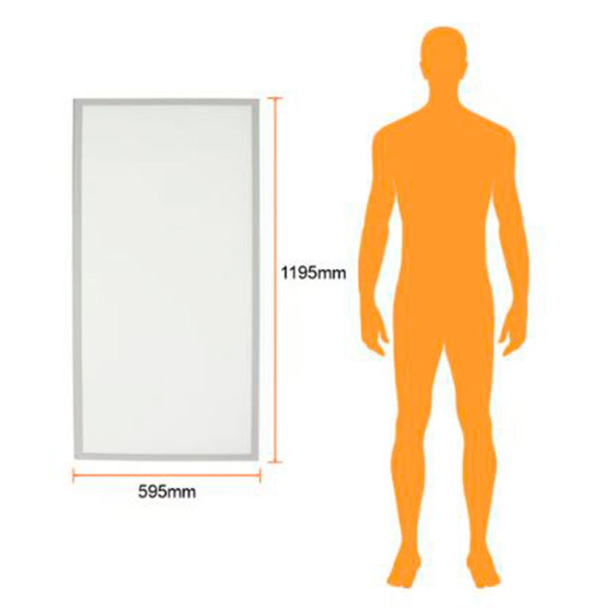 PAN LED EMPOTRAR 60W 100-240V 6500K DOMUS III BCO TECNOLITE ***INCLUYE ACCESORIOS***