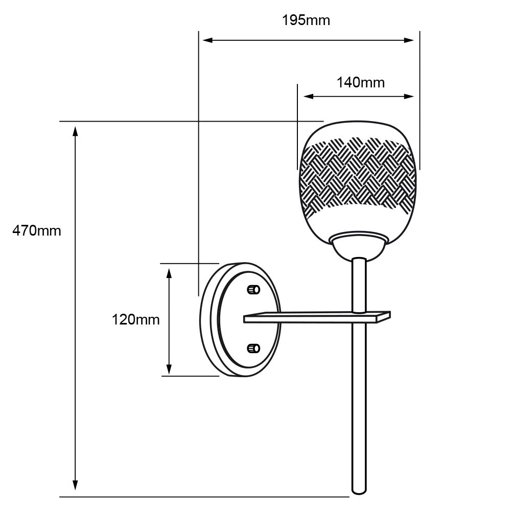 LÁMPARA DE INTERIOR TECNOLITE FULU IV PARA SOBREPONER BASE E27 ***TECNOLITE HAE***