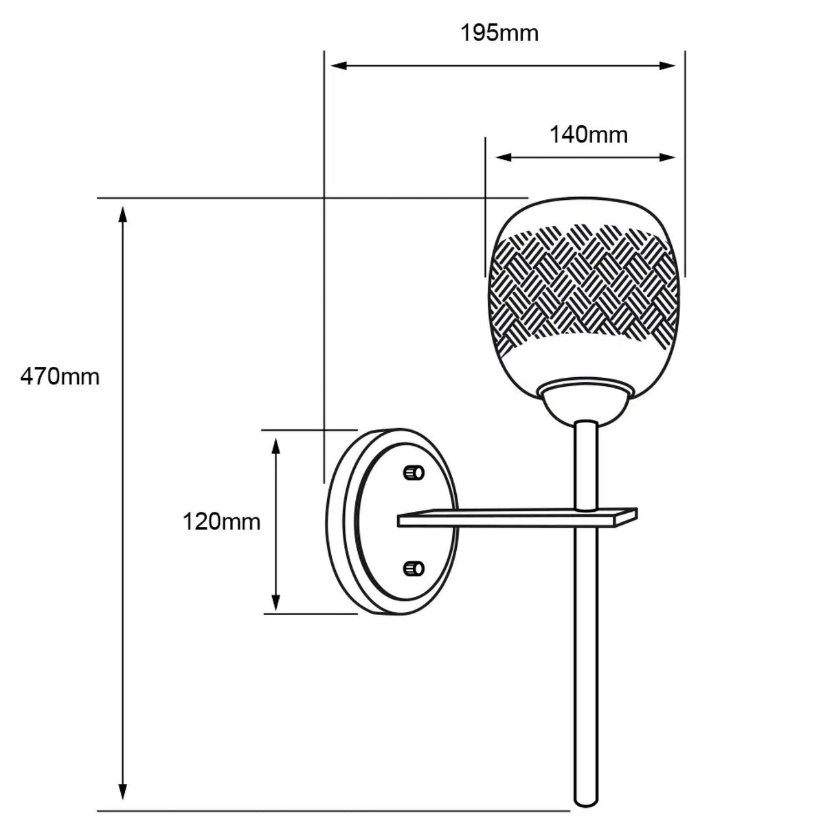 LÁMPARA DE INTERIOR TECNOLITE FULU IV PARA SOBREPONER BASE E27 ***TECNOLITE HAE***