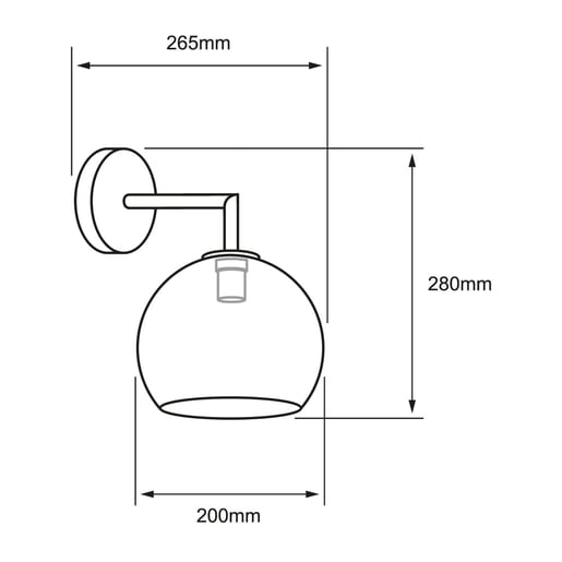 LUM S/L INT SP 100-240V IP20 NEGRO CORDELIA II TECNOLITE