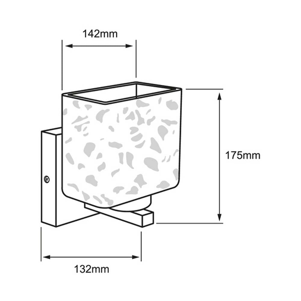 INT S/LAMPARA SOBREPONER 100-240V BLACO DIONE II TECNOLITE