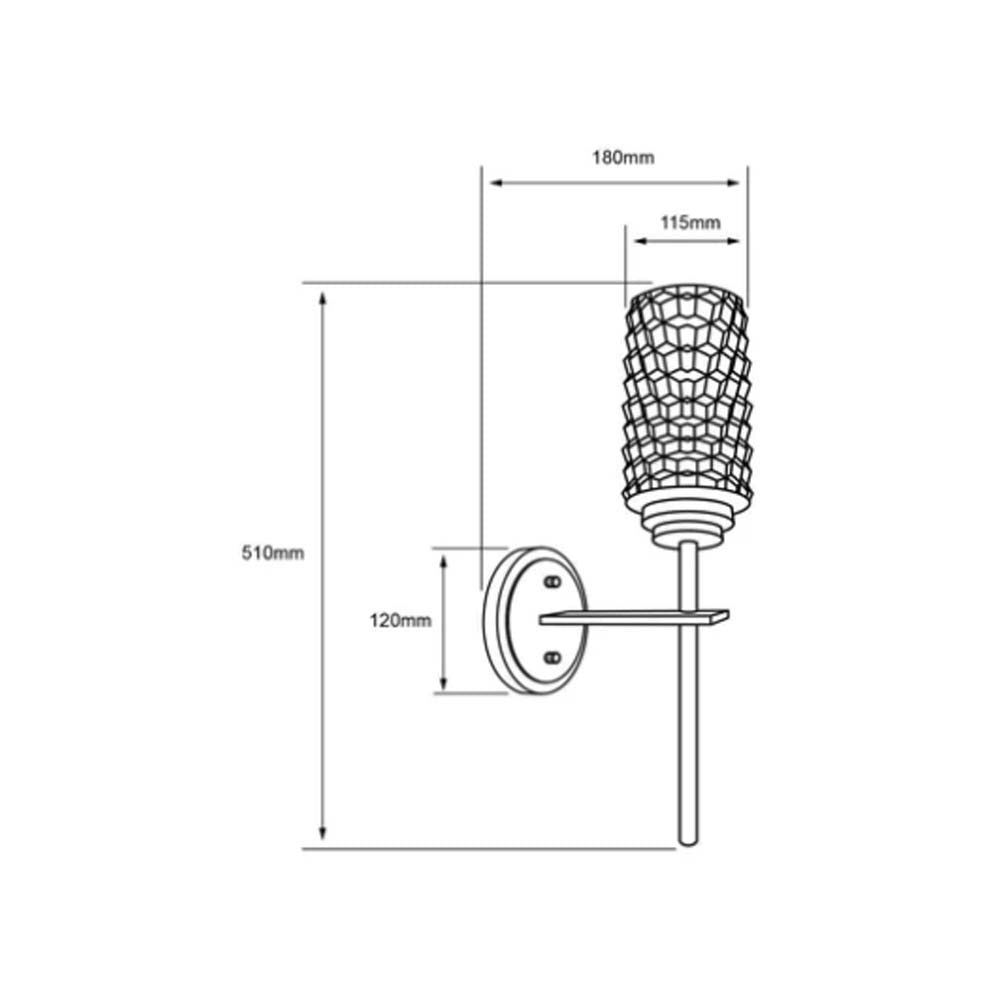 INTERIOR DECORATIVO ARBOTANTE S/L100-240V. E27 BERENICES III ***TECNOLITE HAE***