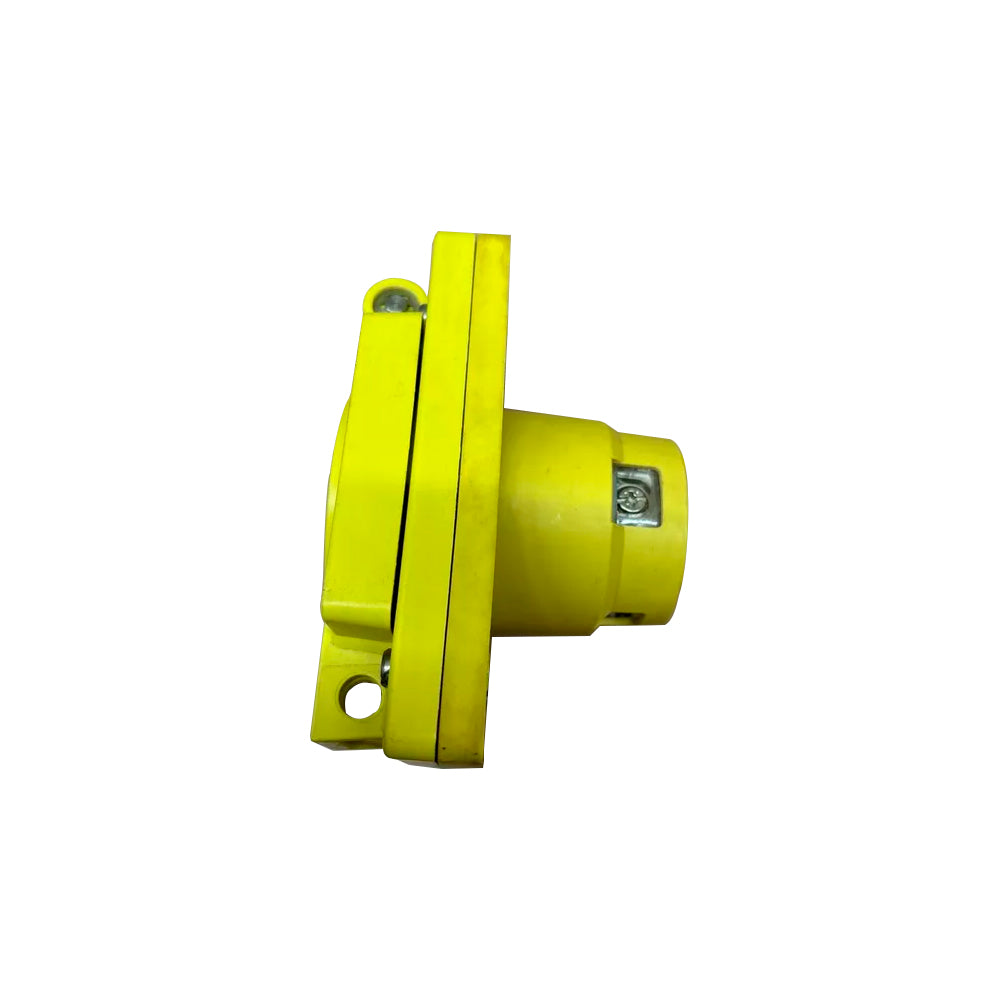 PLACA RESISTENTE A LA INTEMPERIE WETGUARD PARA CONTACTO MEDIA VUELTA MONTAJE EN CONDULET FS LEVITON AMARILLO
