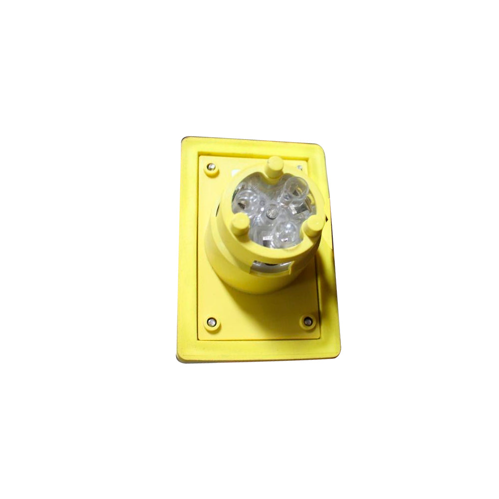 PLACA RESISTENTE A LA INTEMPERIE WETGUARD PARA CONTACTO MEDIA VUELTA MONTAJE EN CONDULET FS LEVITON AMARILLO