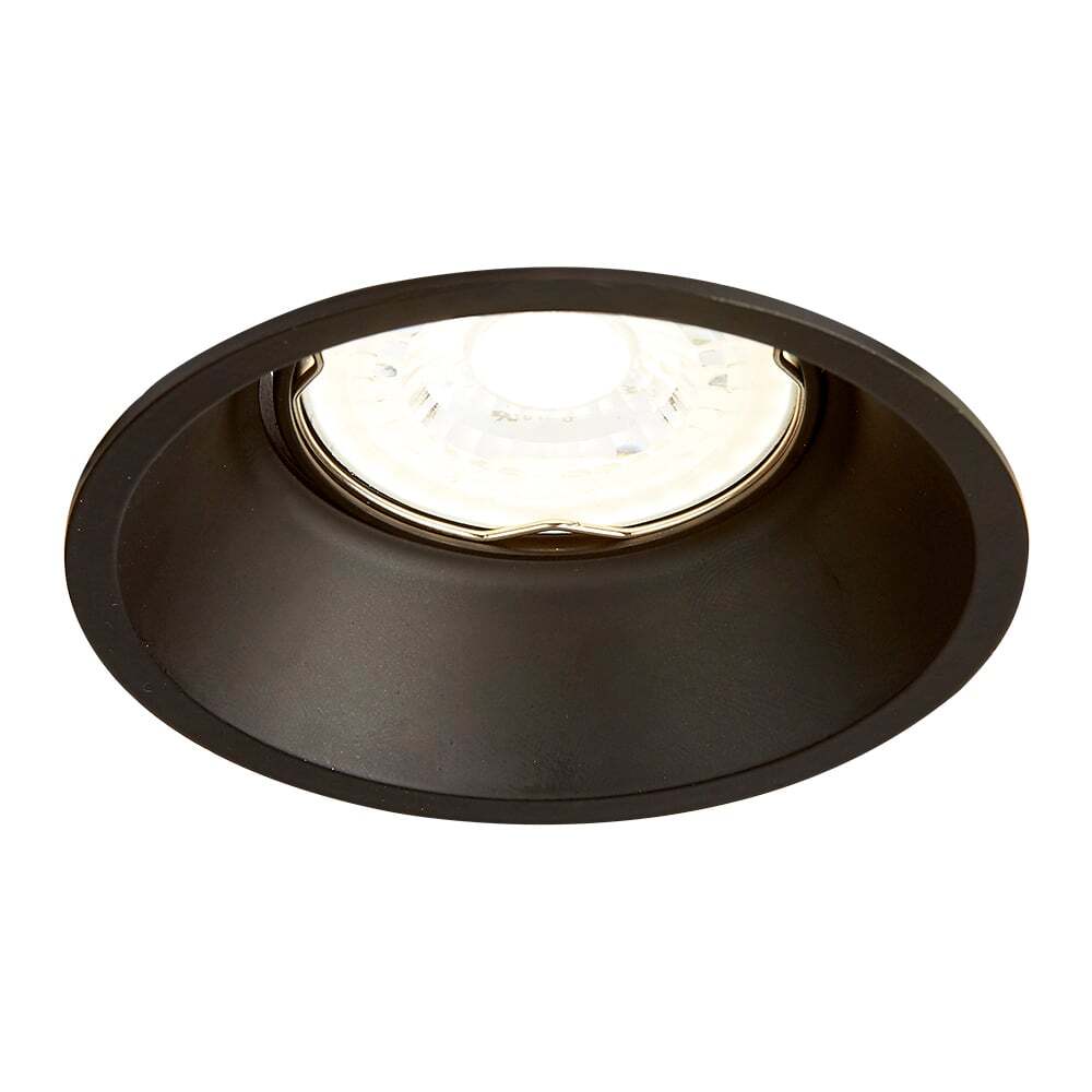 LÁMPARA DE INTERIOR EMPOTRABLE RIGEL TECNOLITE POTENCIA MÁXIMA 50W BASE GX5.3 FOCO MR16 NO INCLUIDO NEGRO