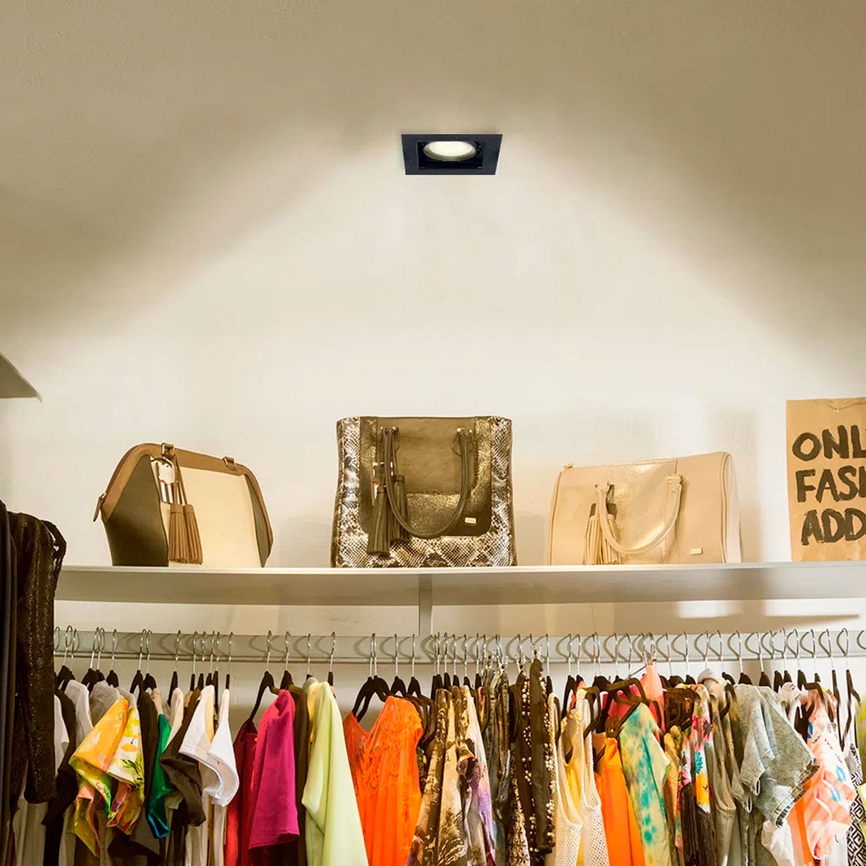 LÁMPARA DE INTERIOR EMPOTRABLE ALICANTE TECNOLITE BASE GX5.3 DIRIGIBLE NEGRO