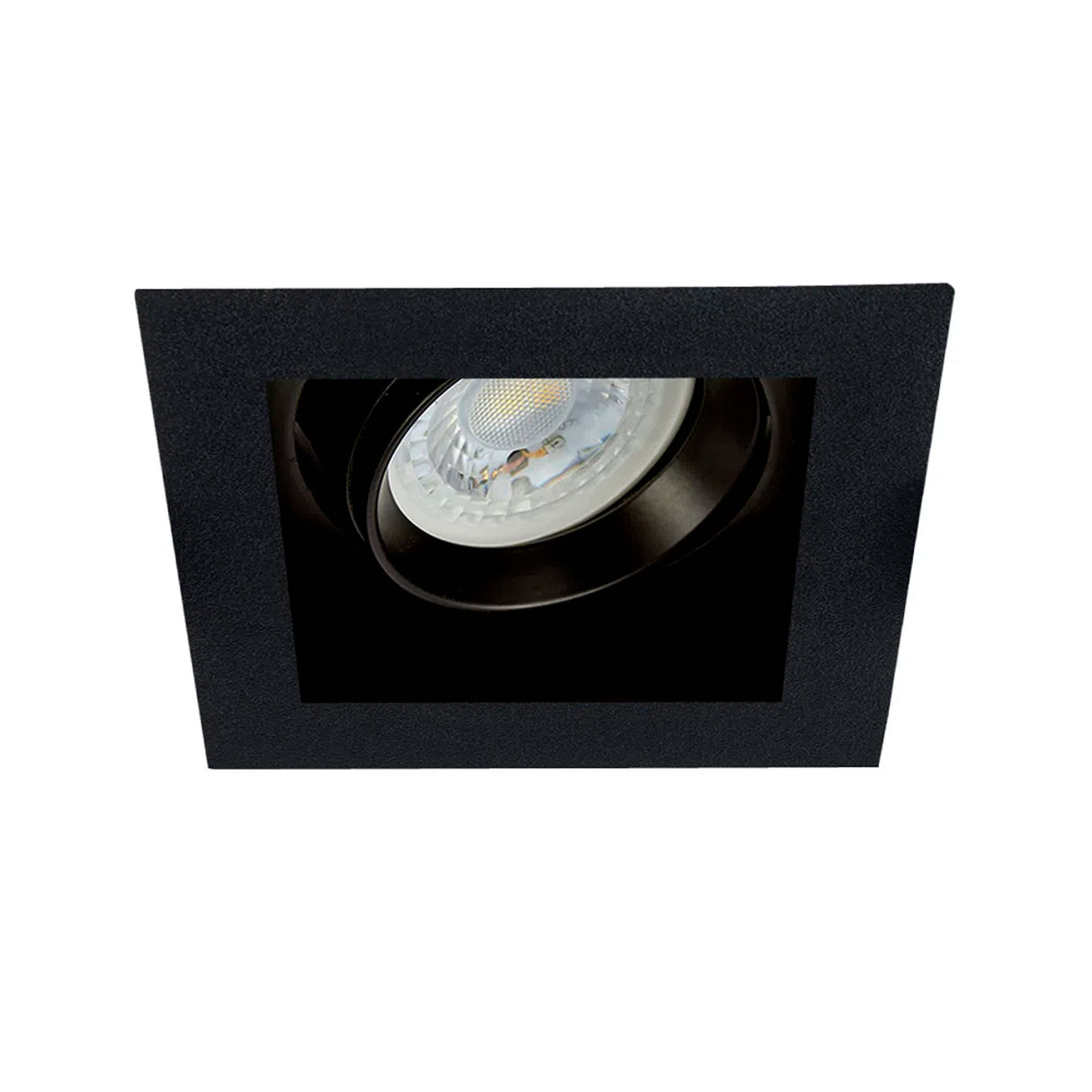 LÁMPARA DE INTERIOR EMPOTRABLE ALICANTE TECNOLITE BASE GX5.3 DIRIGIBLE NEGRO