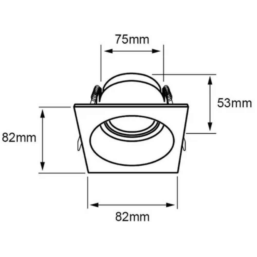 INTERIOR EMPOTRADO S/L100-240VGX5.3 ***TECNOLITE HAE***