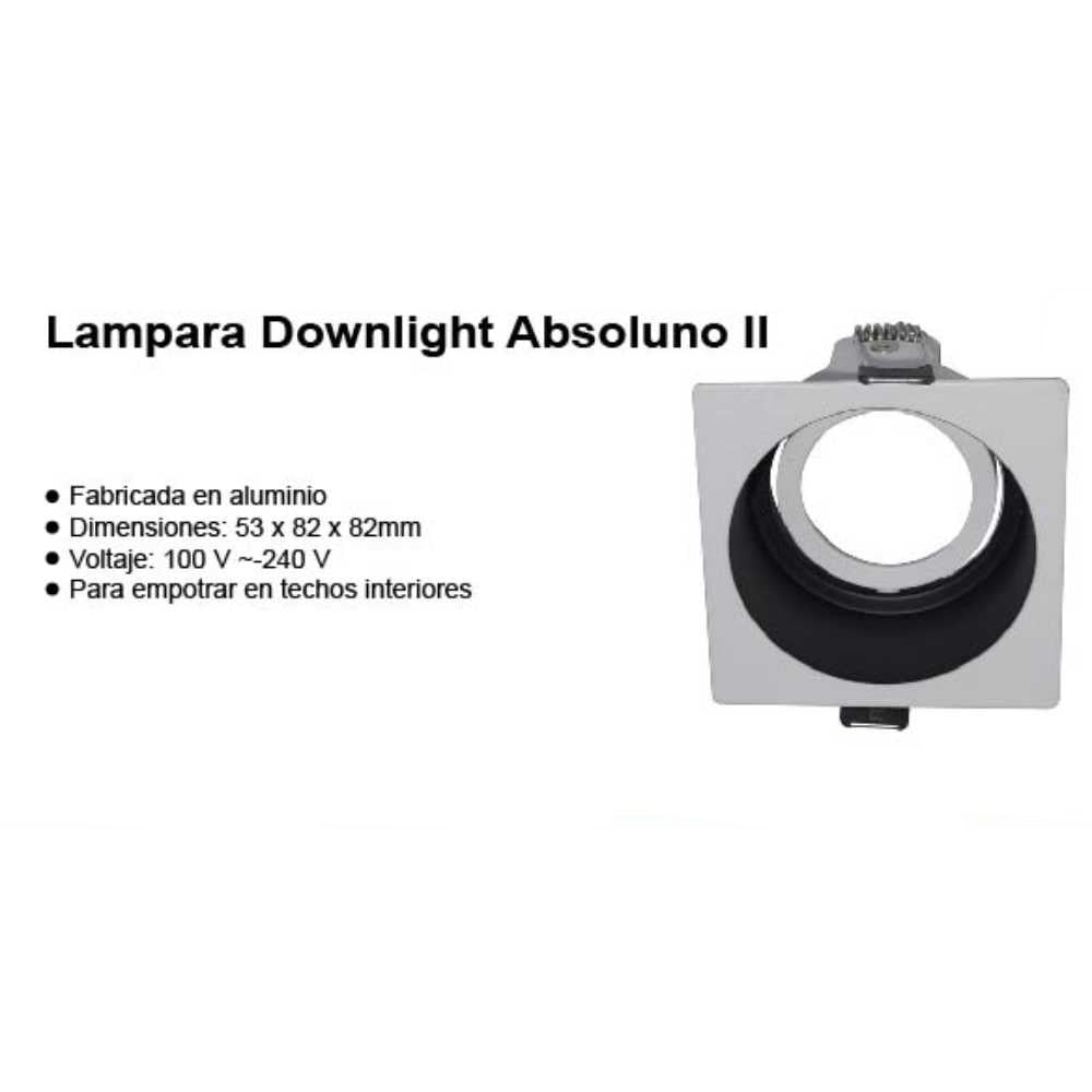 INTERIOR EMPOTRADO S/L100-240VGX5.3 ***TECNOLITE HAE***