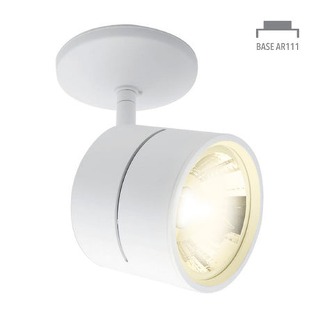LÁMPARA DE INTERIOR TECNOLITE AVOIR I SPOT PARA SOBREPONER BASE G53 BLANCO