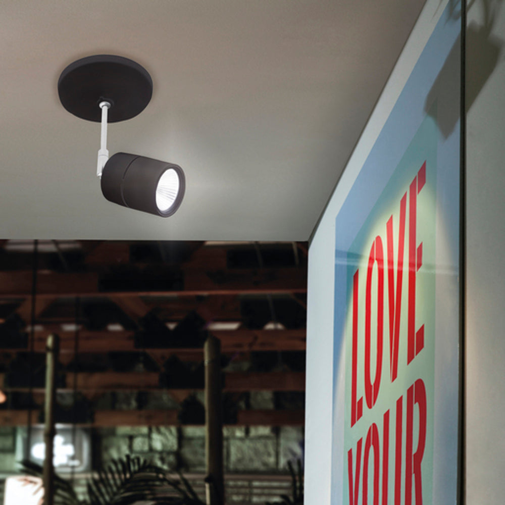 LUMINARIO INT ACENTO SPOT SOBREPONER 6W 100-240V GU10 TECNOLITE