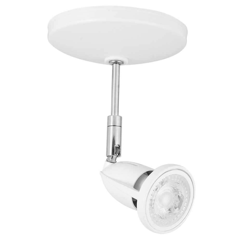 LUMINARIO INT ACENTO SPOT SOBREPONER 6W 100-240V GU10 BLANCO BAVENO