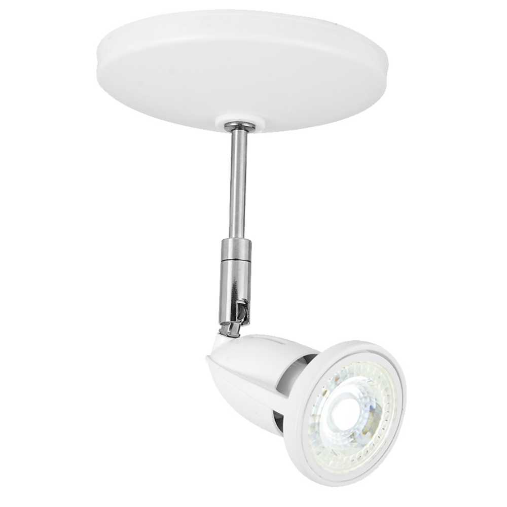 LUMINARIO INT ACENTO SPOT SOBREPONER 6W 100-240V GU10 BLANCO BAVENO