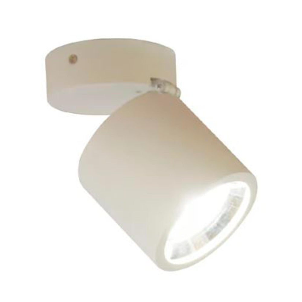 LUMINARIO LED SOBREP. TECHO 6W/100-240V. GX5.3 ALUMINIO BLANCO ALNASI I