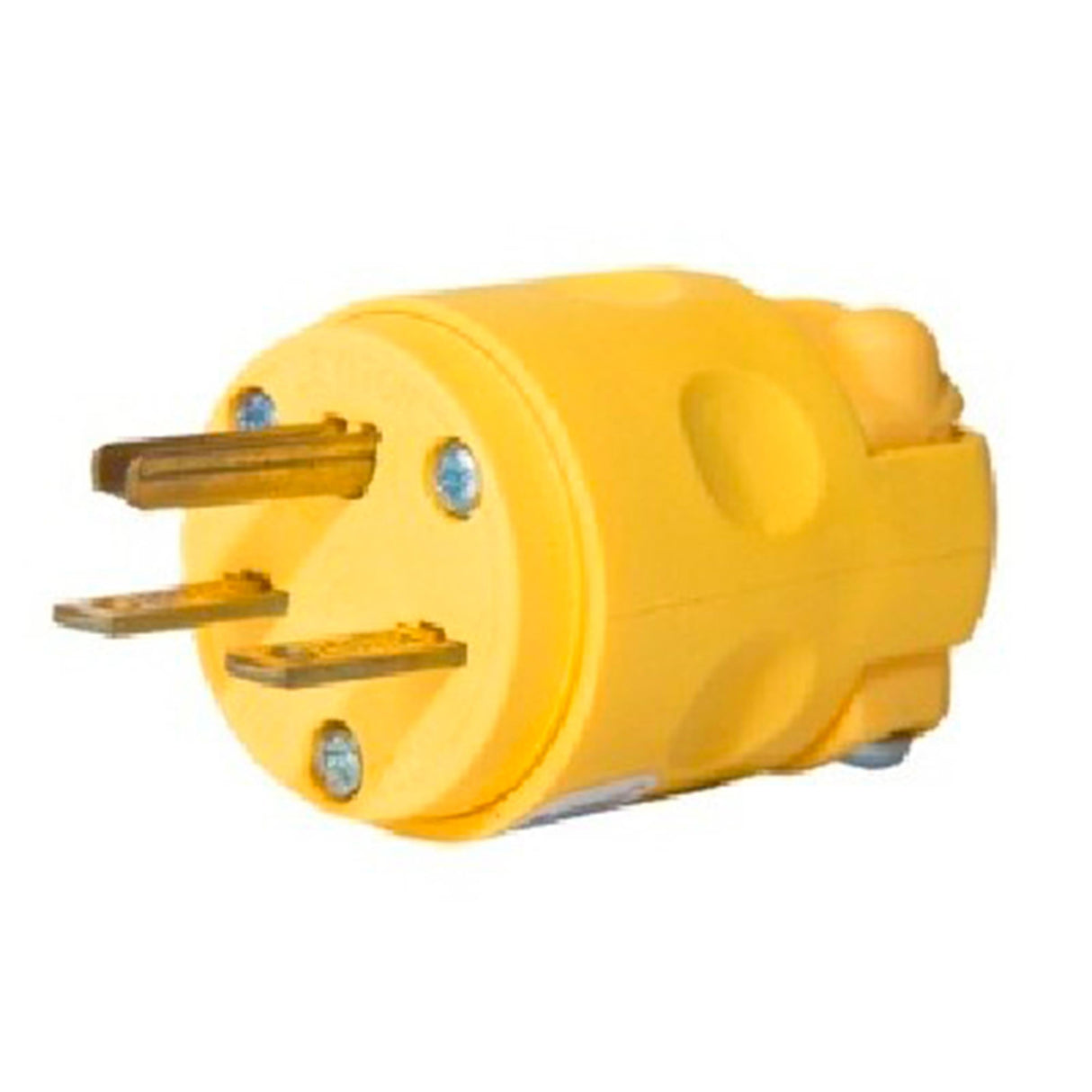 CLAVIJA REDONDA 2P 3H 15A 250V PVC AMARILLA 615PV-000