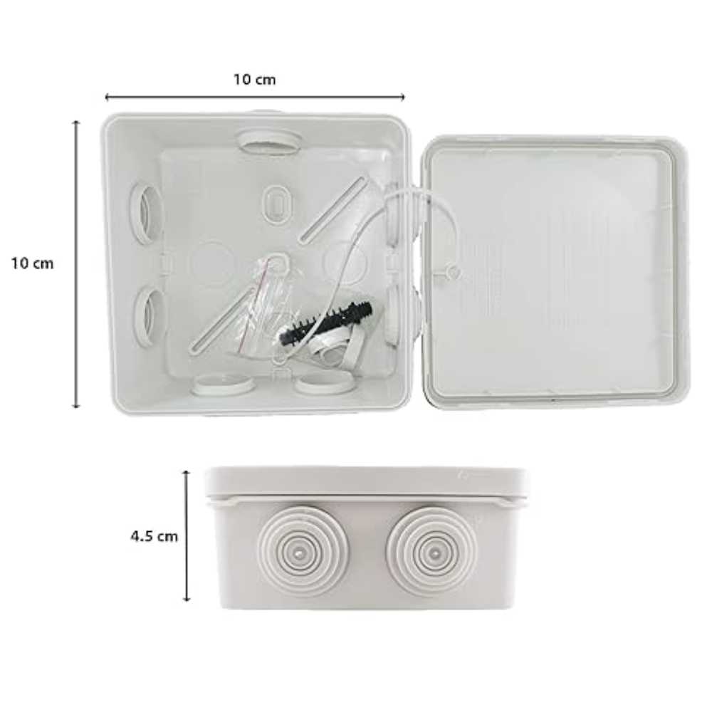 CAJA ESTANCA CON CONOS IP55 IK08 100X100X45 SOLERA *** OFRECER WDC1010P ***