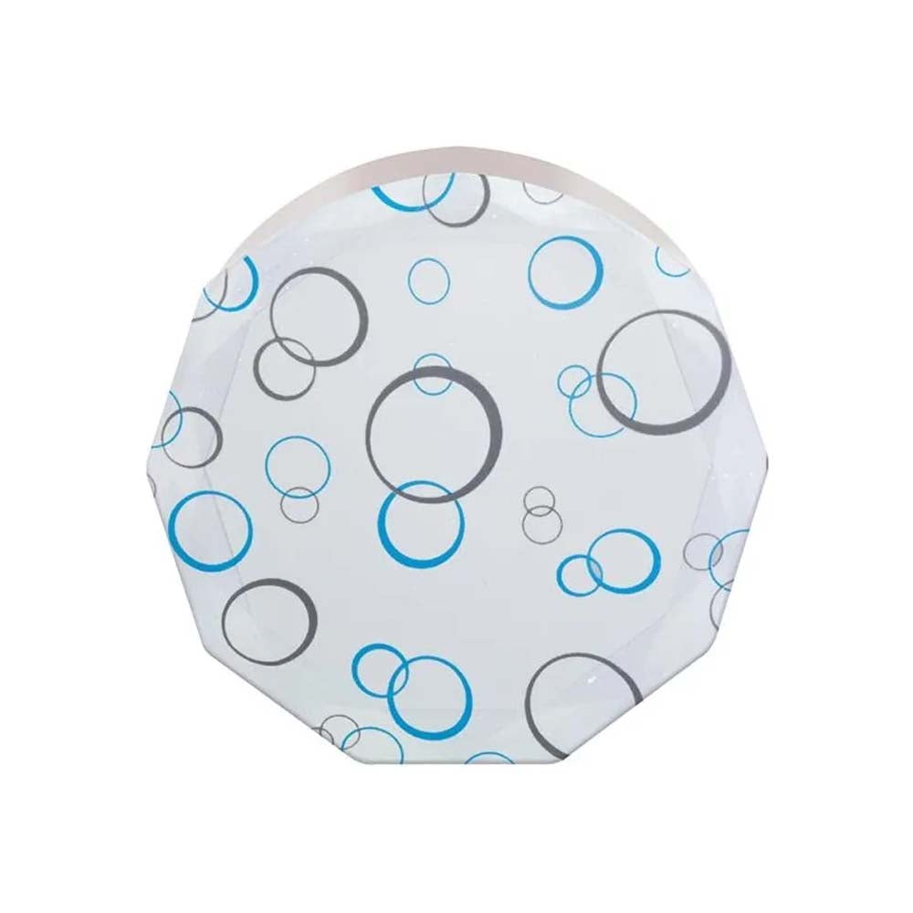 PLAFON E.PLANO CORTE DIAMANTE DECORADO 6500K MACABI 24W ADIR