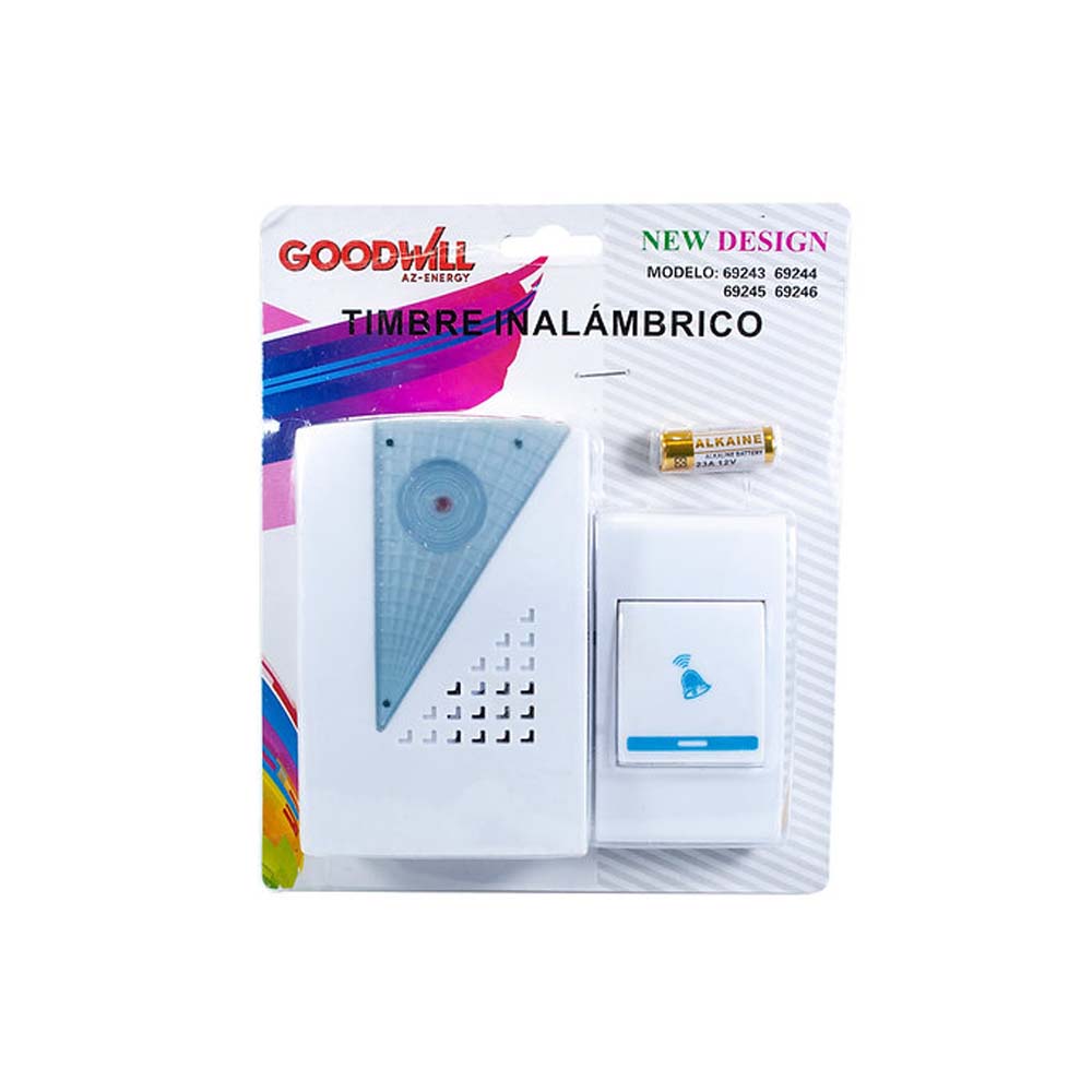 TIMBRE INALAMBRICO EXTERIORES LARGO ALCANCE MCA GOODWILL