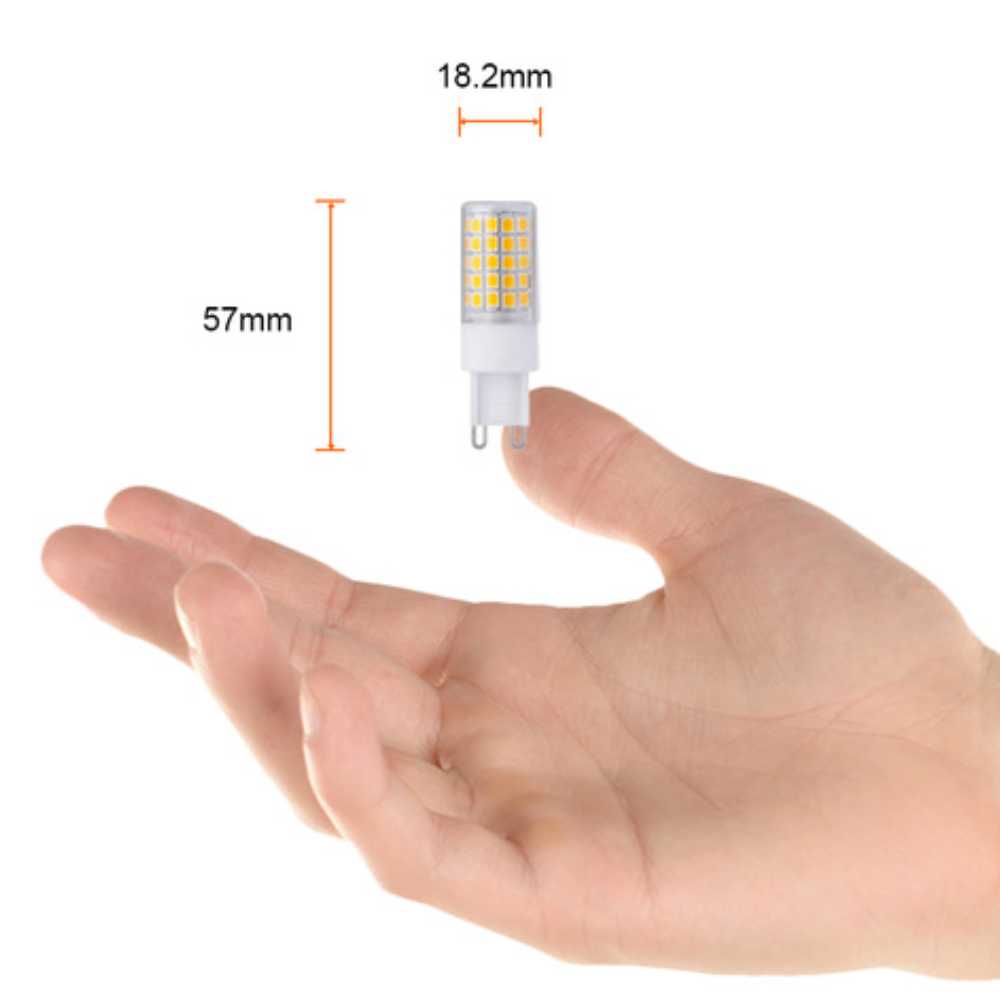 LAMPARA LED AMPOLLETA 6W 100-127V G9 *** OFRECER G95WDIMWWC ***