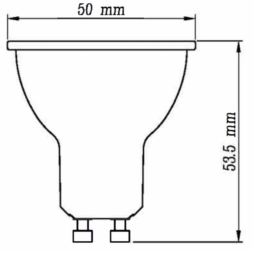 FOCO LED TECNOLITE 6W LUZ BLANCA NEUTRA BASE GU10