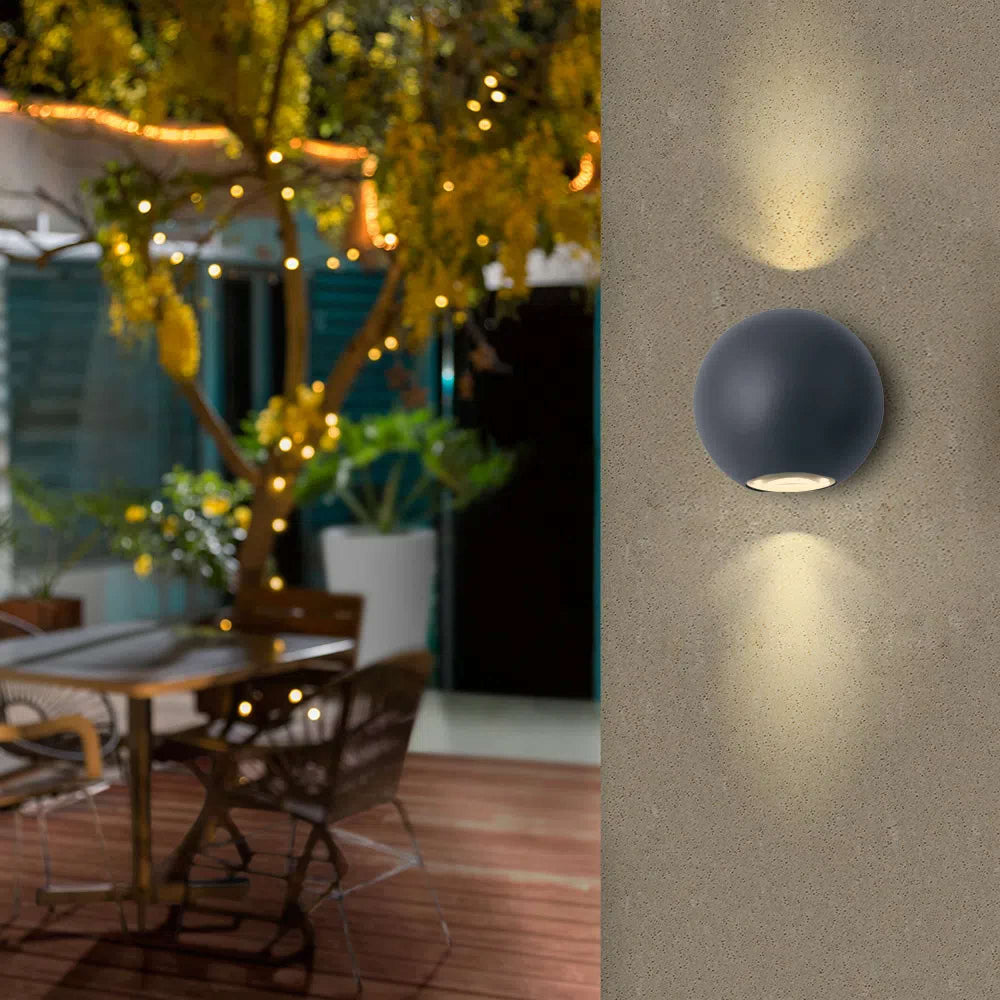 LÁMPARA DE EXTERIOR LED TECNOLITE VERITATE II PARA SOBREPONER 6W LUZ SUAVE CÁLIDA