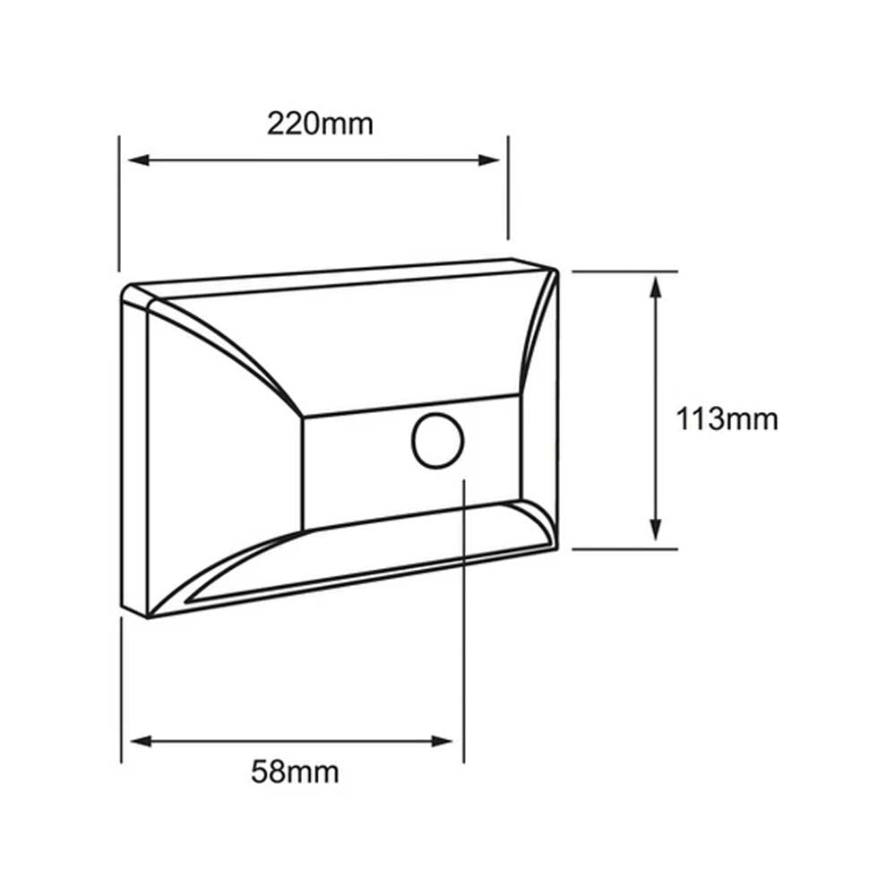 EXT SP LED 6.5W100-240V290MLIP653000K G ROSALINDA ***TECNOLITE HAE***