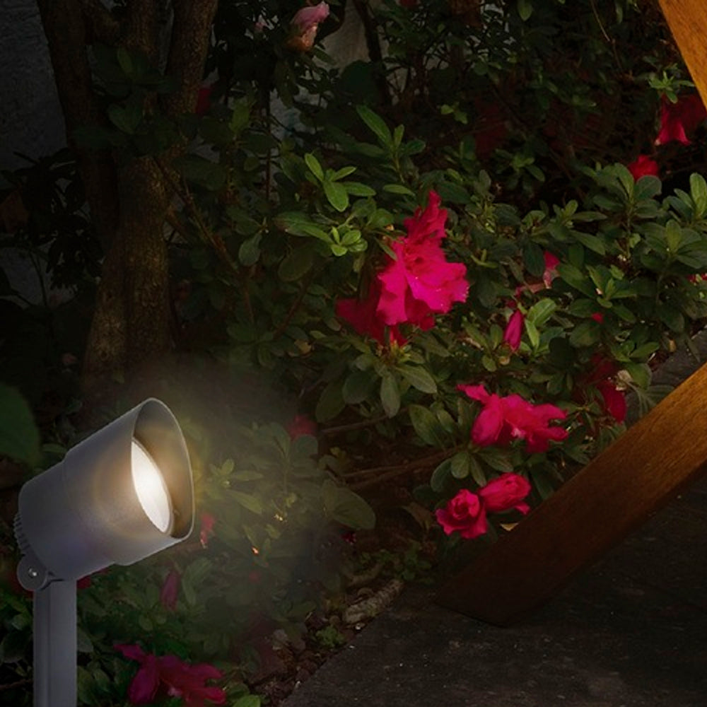 LÁMPARA DE EXTERIOR LED ARCTURUS TECNOLITE ESTACA 6W LUZ SUAVE CÁLIDA*** HAE ***